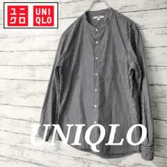 ★UNIQLO★エクストラファインコットンブロードスタンドカラーシャツ