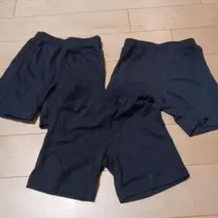 黒ハーフパンツ 3枚セット