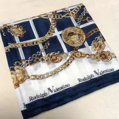 Rudolph Valentino チェーンプリントハンカチ