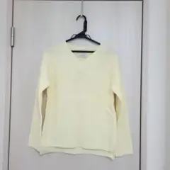 【新品】シンプリシテェ　クリーム色　長袖　ニット