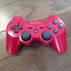 「動作未確認」 PS3 ワイヤレスコントローラー 赤