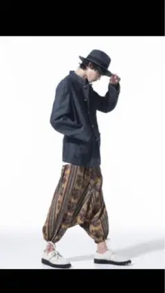 【超希少】ワイズ Y's ブラックデニムサルエルパンツ 日本製 ヨウジヤマモト 1TUCK PANTS(M Black): Vintage 1.2｜THE SHOP YOHJI YAMAMOTO