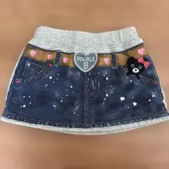 DOUBLE B デニムスカート 80cm