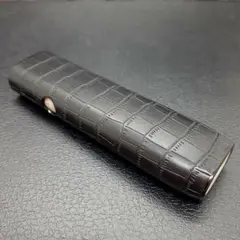 ●アイコス イルマ i ワン ケース iqos iluma one用 クロコ黒K