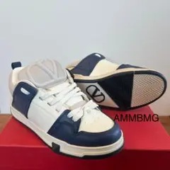 新品 現行 15万 VALENTINO スニーカー 42 Vロゴ スタッズ