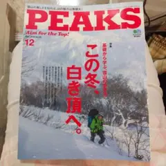 PEAKS 12月号 2016年 雪山特集