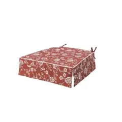 IKEA イケア　チェアパッド　座布団　レッド