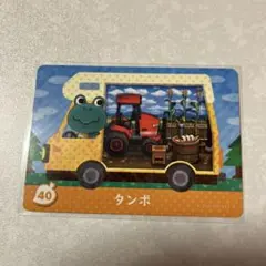 どうぶつの森　amiiboカード　タンボ