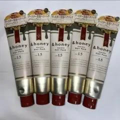 アンドハニー ディープモイスト 5本セット ヘアパック トリートメント マスク