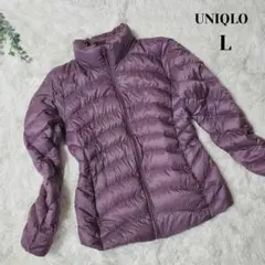 【UNIQLO】ウルトラライトダウンジャケット パープル Lサイズ