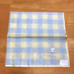新品　クレージュ　ハンカチ　ブルー×イエロー