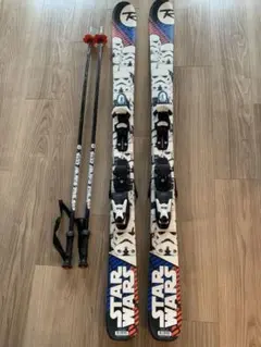 ロシニョール スキー 板 ジュニア 128 ストック95センチ スターウォーズ
