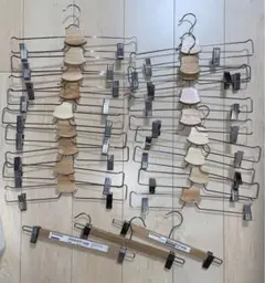 IKEA ボトムハンガー2種 21本セット