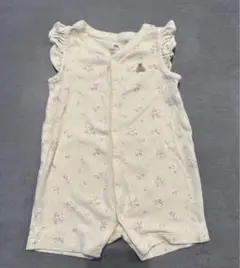 babyGAP 花柄 くまけつロンパース
