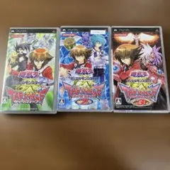 遊戯王 デュエルモンスターズGX TAGFORCE PSPソフト3点セット