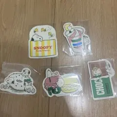 ファミリーマート キャンペーン コラボ スヌーピー ステッカー ５種
