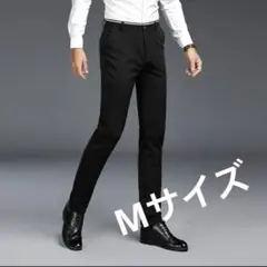 スラックス ビジネス スリム パンツ ノータック ズボン 細身 紳士ズボン