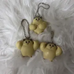 ムキムキのハムちゃん　フィギュアマスコット　3点