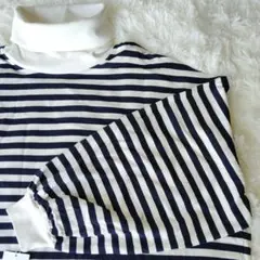 ✨️【新品】THE SHOP TK メンズ 白黒ボーダー М✨️