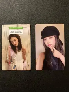 ILLIT ユナ　アイリット　トレカ　２枚