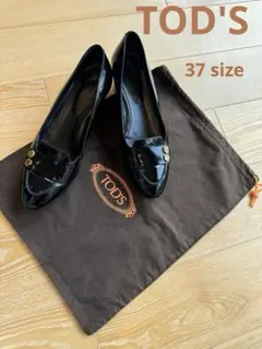 Tod's サイズ37 黒厚底パンプス