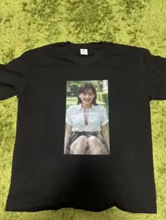 おもしろＴシャツ　綾瀬はるかプリントXL 黒　新品