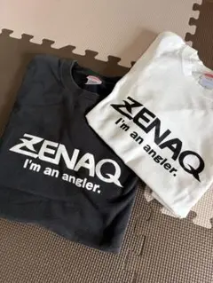 ZENAQ Tシャツ Sサイズ 白黒2枚セット