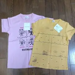 新品 2枚セット HUSHUSH Tシャツ 110サイズ キッズ　女の子