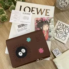 LOEWE ロエベ ススワタリトライフォールドウォレット 財布 スタジオジブリ