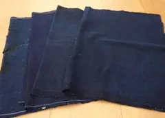 古布　藍染半端４枚