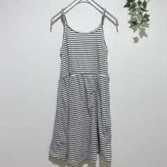 【フォーエバー21】キッズ用キャミワンピース　ボーダー柄　160 S