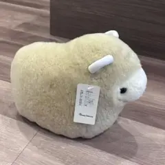 【新品】じぶんまくら　ムートン　ひつじ　抱き枕　アイボリー
