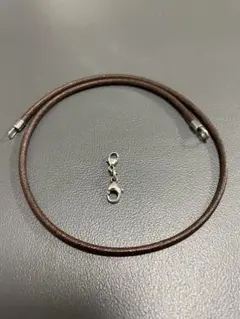 【お値下げ中】trollbeads 2点 レザーネックレス　ロック