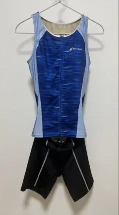 HUITIEME セパレート水着上下セット ブルー系