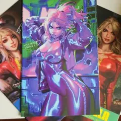 アメコミデリックチュウBARBARELLA いろいろ直筆サイン入り４冊他おまとめ