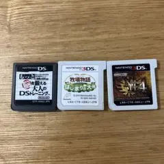 3DS ゲームソフト 3本セット