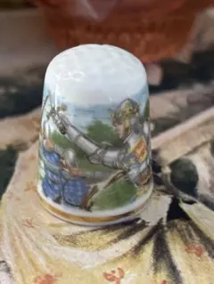 新品◆イギリスヴィクトリアチャイナ社製シンブル指貫◆