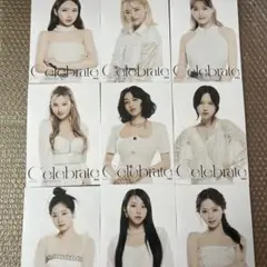 TWICE Celebrate ポストカード 9枚 コンプ セット