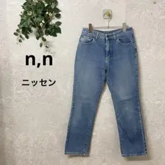 ニッセン n,n デニム ジーンズ 青 綿100%