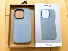 ノマド　iPhone14Pro スマホケース　マリンブルー　NOMAD