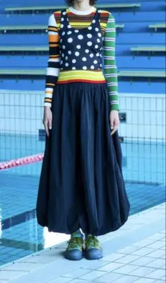 drape balloon skirt