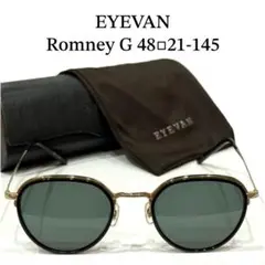 【極美品】正規品 EYEVAN Romney ブラック 純正グリーンレンズ