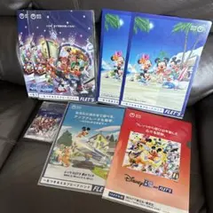 非売品！NTT ★ディズニー ★FLET'Sクリアファイル6点&ページポインター