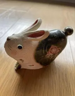 インテリア　うさぎ　置物　陶器