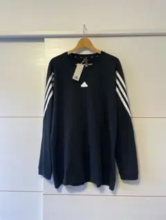 新品未使用　アディダス　3ストライプ 長袖Tシャツ ロンT 2XL