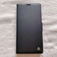 Galaxy S24 Ultra 用 ケース 手帳型 財布型 マグネット 黒色