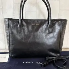 美品✨COLE HAAN コールハーン トートバッグ 2way 黒 A4可能