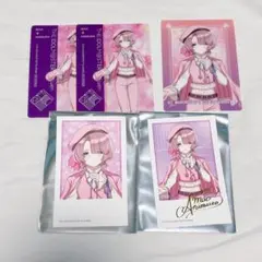 学園アイドルマスター HMV サクライロ ミニフォトカード サイン入り/有村麻央