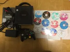 Nintendo ゲームキューブ ブラック すぐ遊べる セット ソフト12本