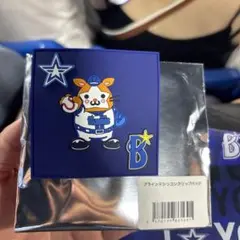 ブラインドシリコンクリップバッジ　スターマン　ベイスターズ
